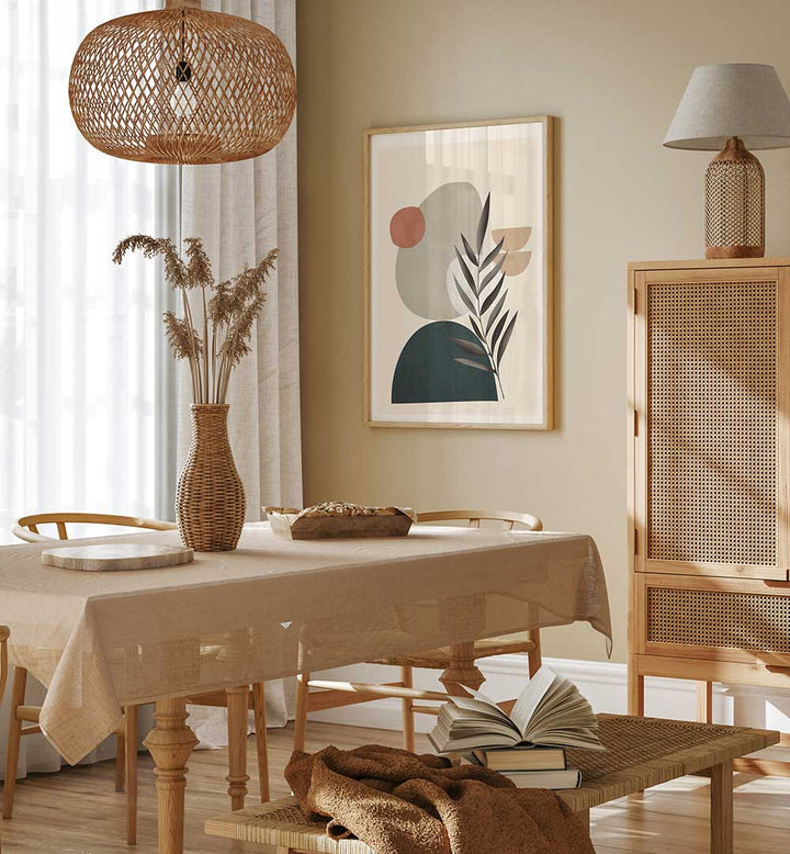 ABSTRACT NATURE MOMENT I , BOHO ART PAINTINGS