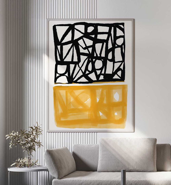 BOLD SHAPES DANCE , ABSTRACT PAINTINGS