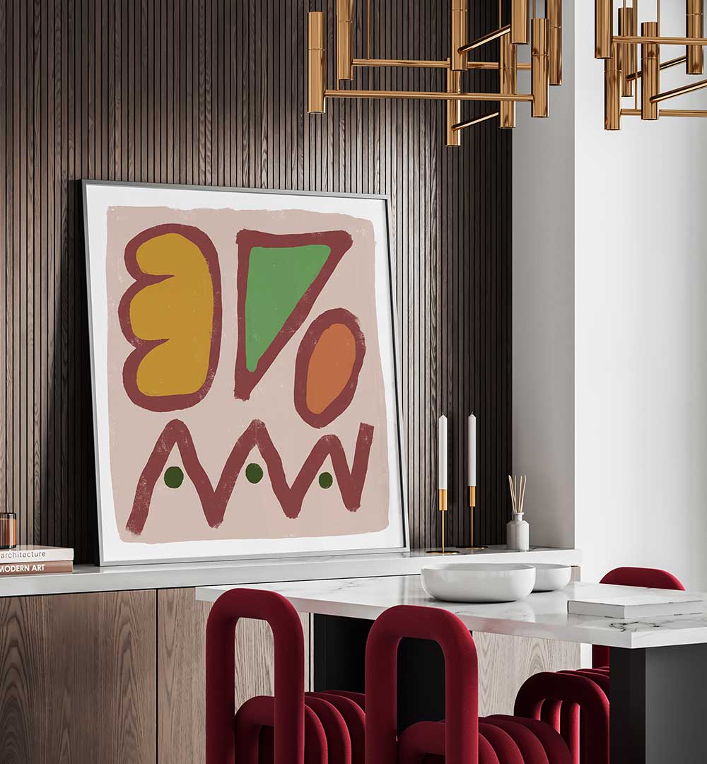 MODERN ART SHAPES , ABSTRACT PAINTINGS