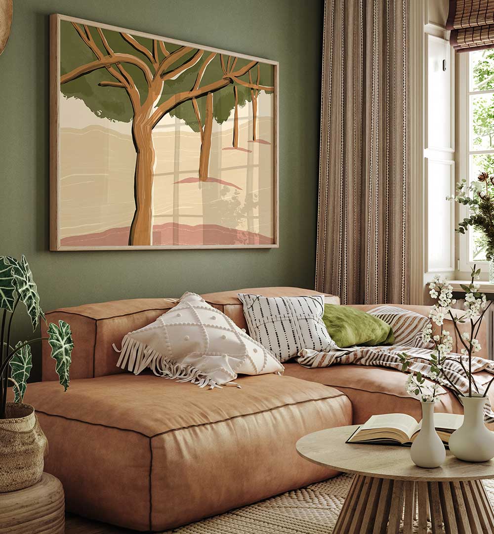 LANDSCAPE TREES , LANDSCAPE PAINTINGS