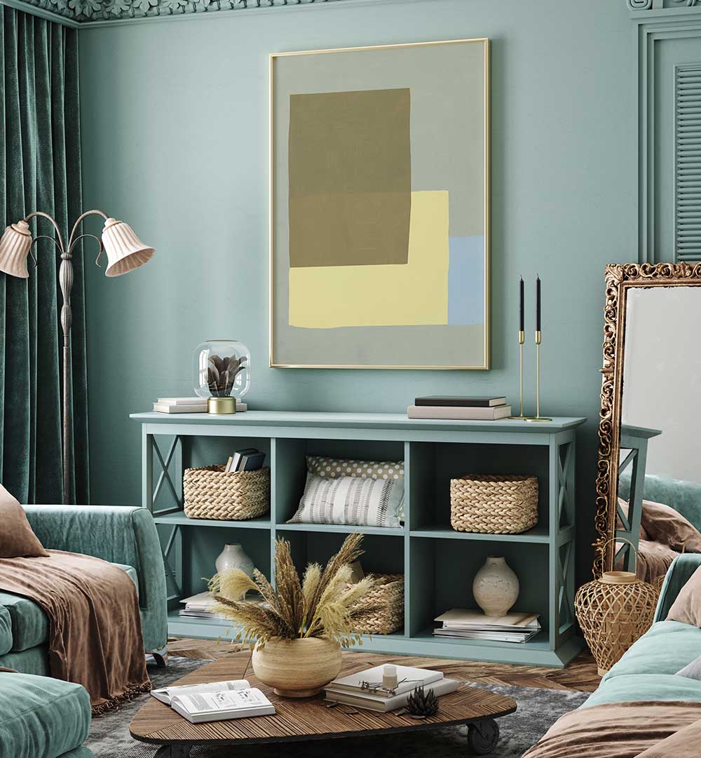 GEOMETRIC SHAPES COLOR PALETTE III , GEOMETRIC ART PRINTS