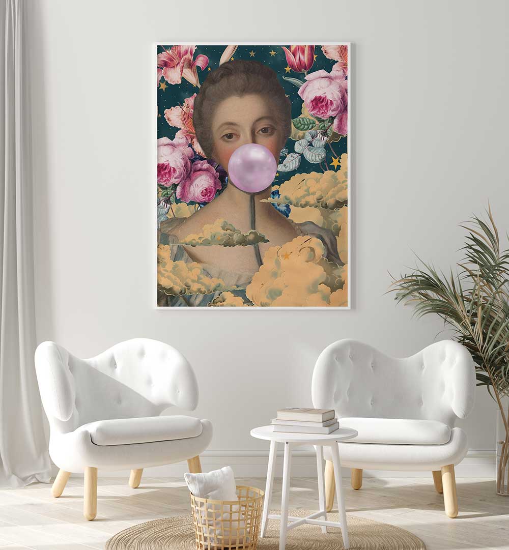 COLLAGE LADY , ALTERED ART PRINTS