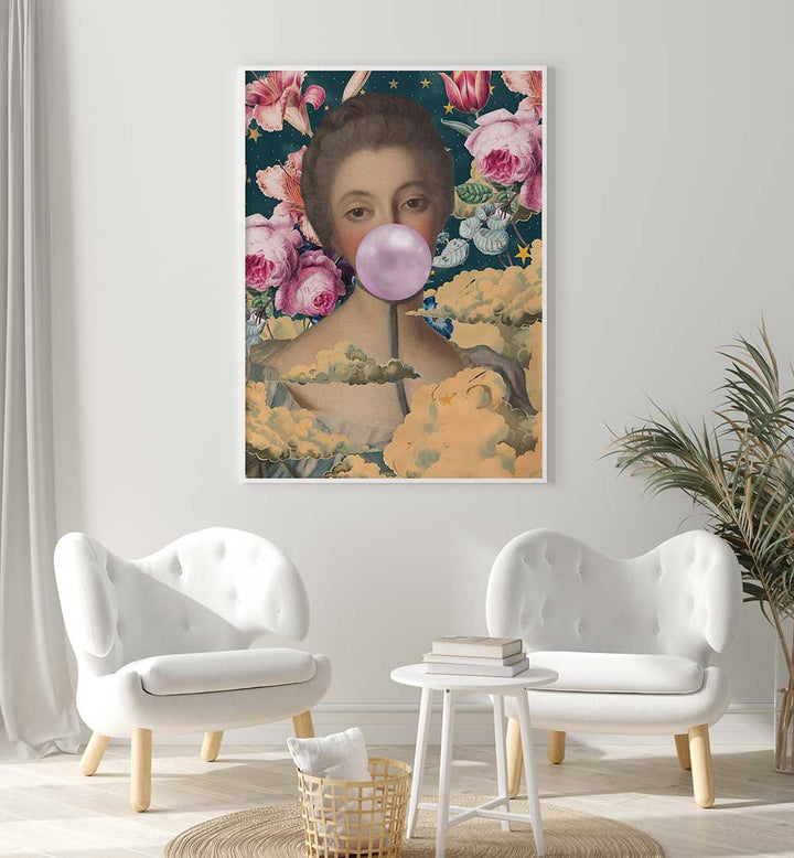 COLLAGE LADY , ALTERED ART PRINTS