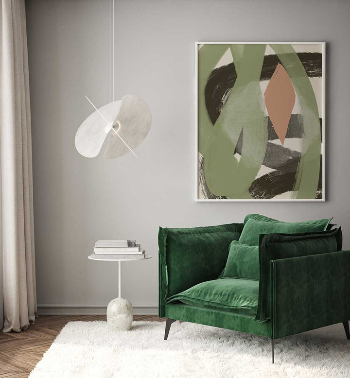 RUSTIC ABSTRACT I , ABSTRACT PAINTINGS