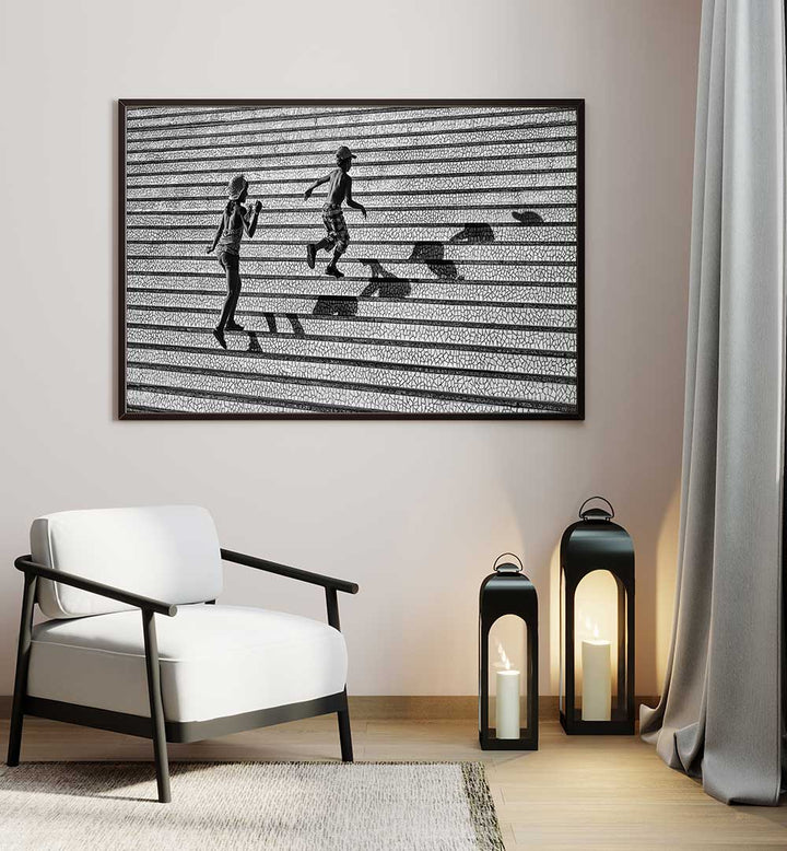 ON THE STAIRS , PHOTOGRAPHY PRINTS