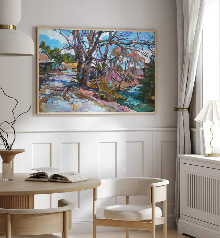 EARLY SPRING , LANDSCAPE PAINTINGS