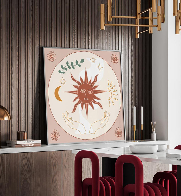 Transform your space with SUN OUL HEALING, ZODIAC & TAROT POSTERS, showcasing stunning sun and moon designs.