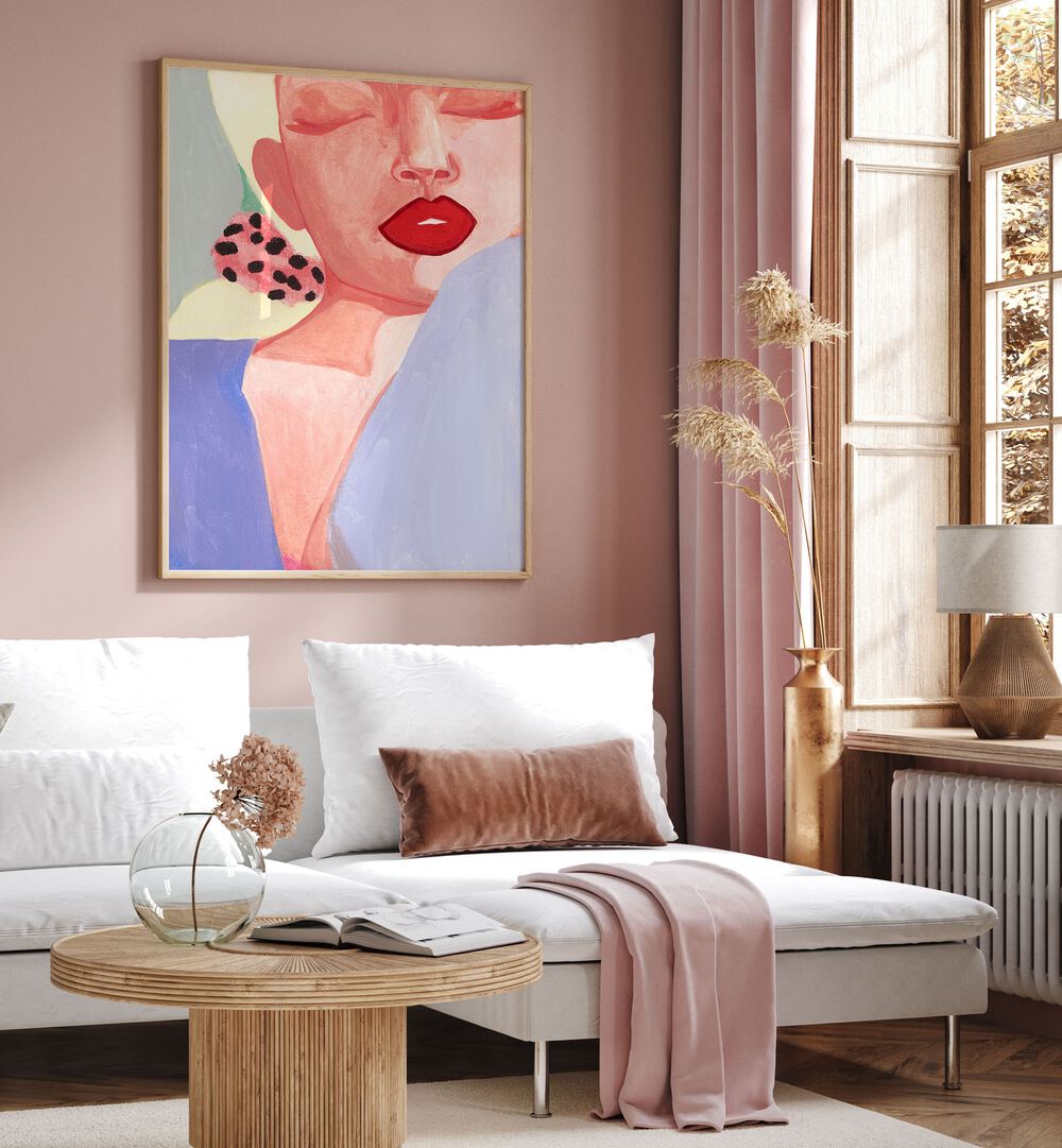 LUNE II, PORTRAITS artwork adds vibrant elegance to any modern space, enhancing your home decor beautifully.