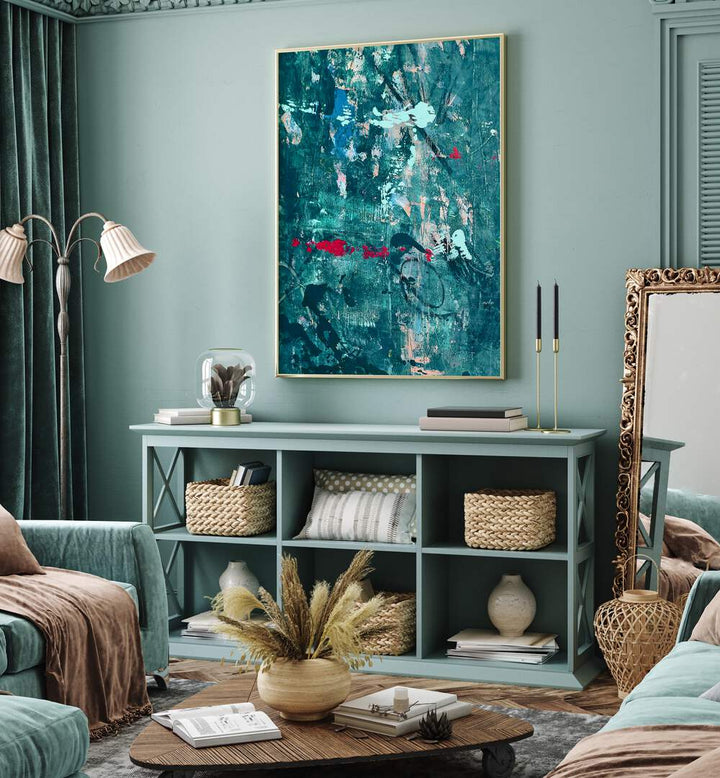 Transform your space with A SOLITUDE, ABSTRACT PAINTINGS, a stunning piece that evokes deep emotions and introspection.