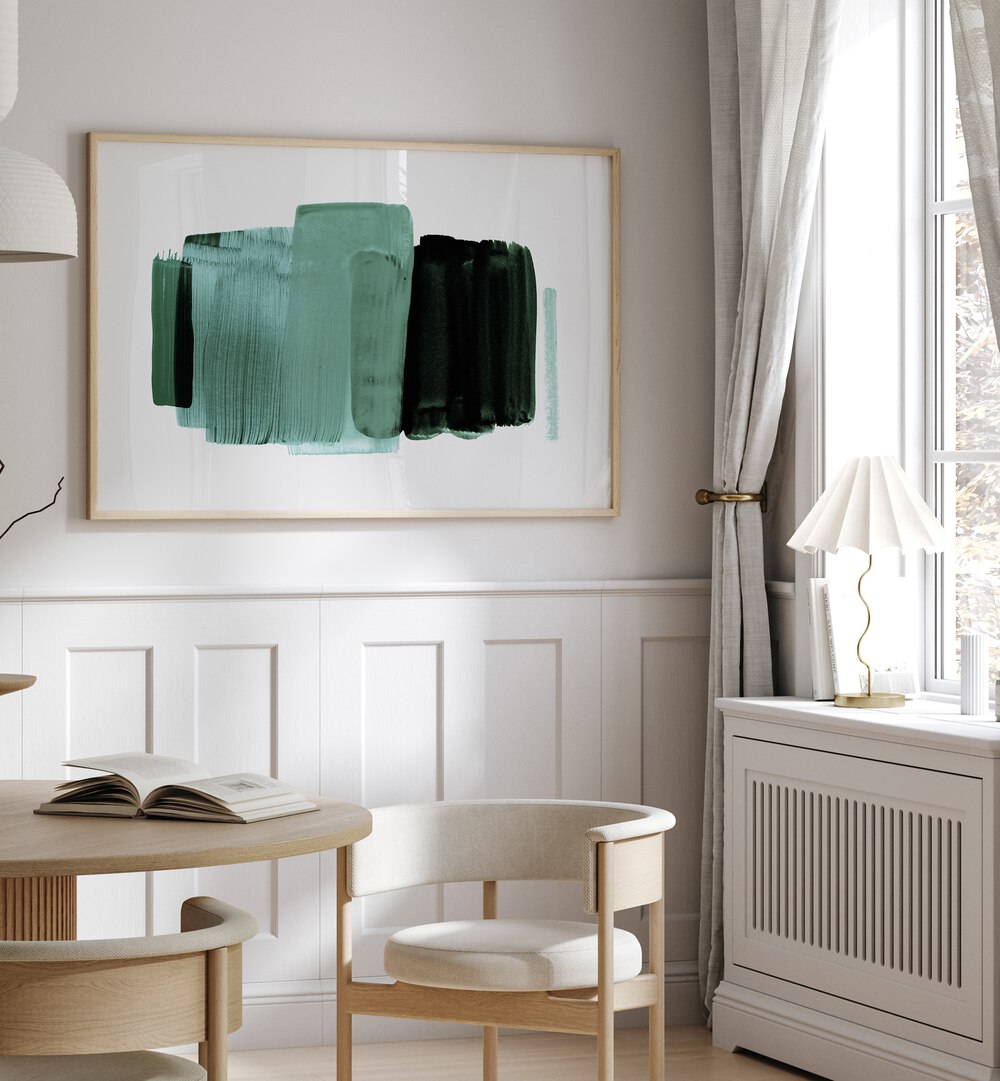 Stylish interior featuring MINIMALISM XVII, ABSTRACT PAINTINGS, perfect for modern aesthetic enthusiasts.