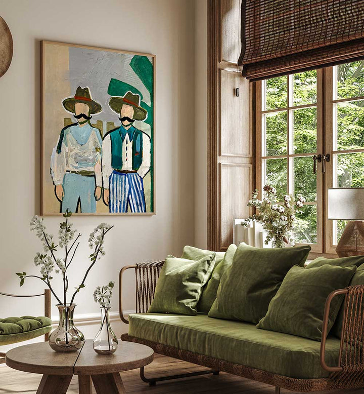 SIDE BY SIDE , PORTRAITS & FIGURATIVE ILLUSTRATIONS