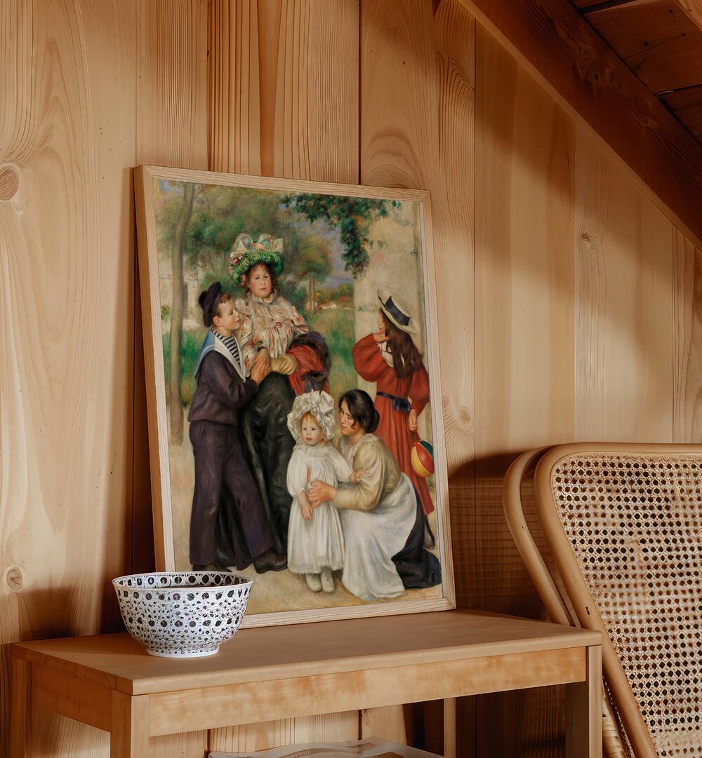 THE ARTIST'S FAMILY (1896) , VINTAGE PAINTINGS