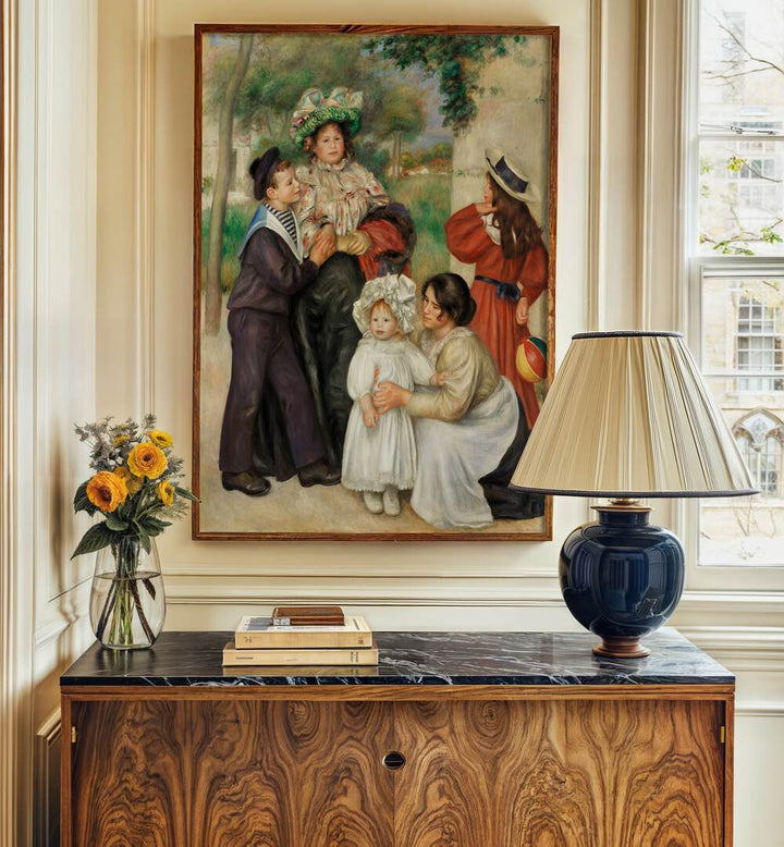 THE ARTIST'S FAMILY (1896) , VINTAGE PAINTINGS