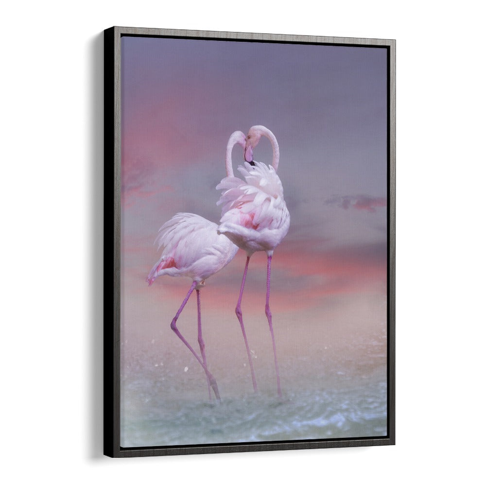 Christian Meermann painting - FLAMINGO BALLET by Asianmonk