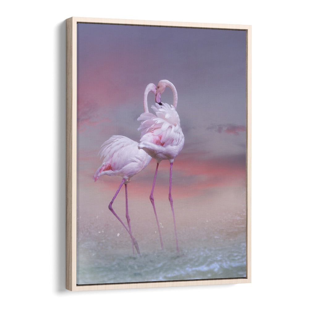 Christian Meermann painting - FLAMINGO BALLET by Asianmonk