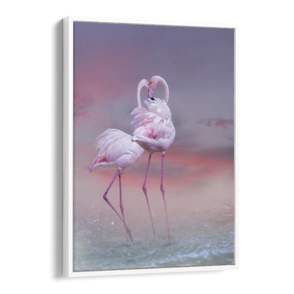 Christian Meermann painting - FLAMINGO BALLET by Asianmonk