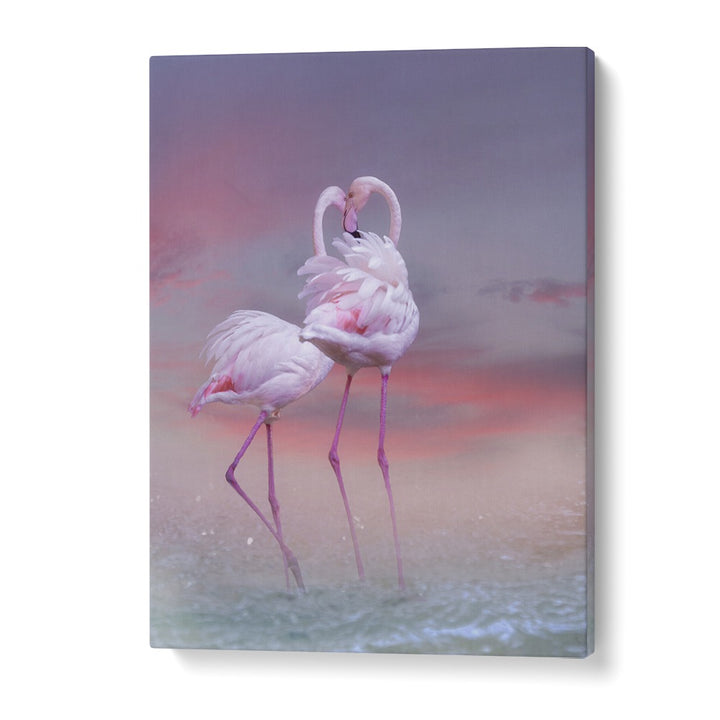 Christian Meermann painting - FLAMINGO BALLET by Asianmonk