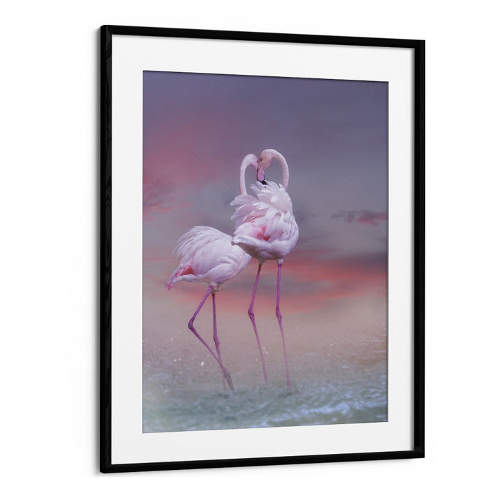 Christian Meermann painting - FLAMINGO BALLET by Asianmonk