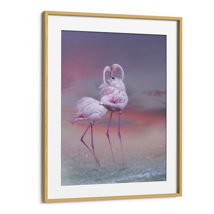 Christian Meermann painting - FLAMINGO BALLET by Asianmonk