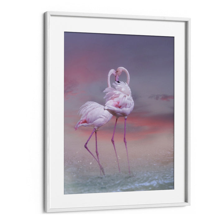 Christian Meermann painting - FLAMINGO BALLET by Asianmonk