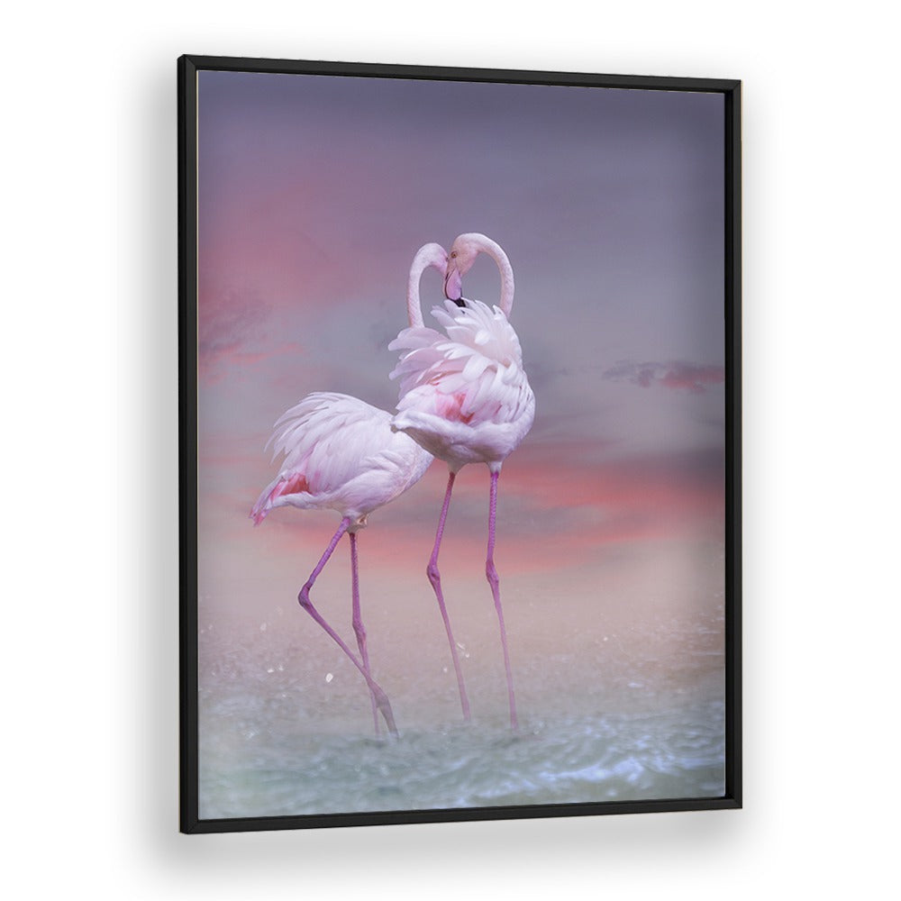 Christian Meermann painting - FLAMINGO BALLET by Asianmonk