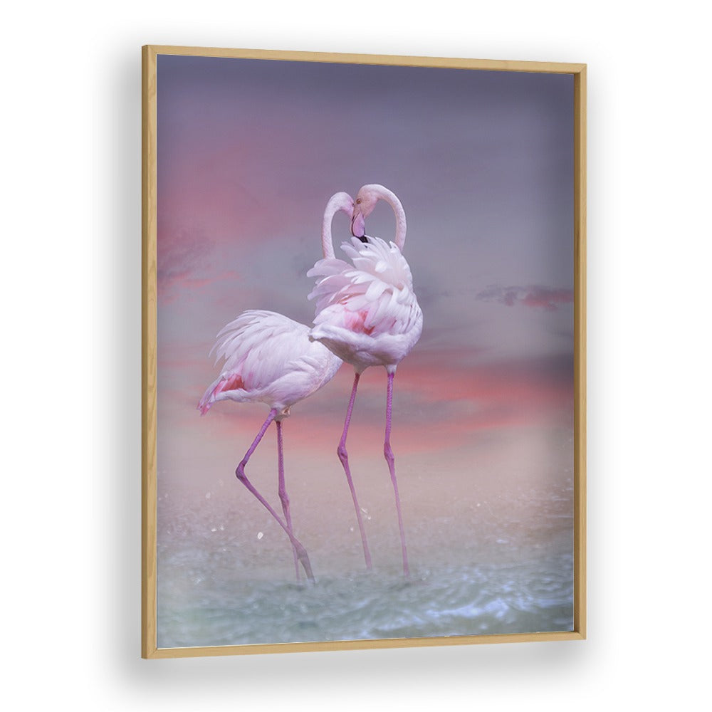 Christian Meermann painting - FLAMINGO BALLET by Asianmonk