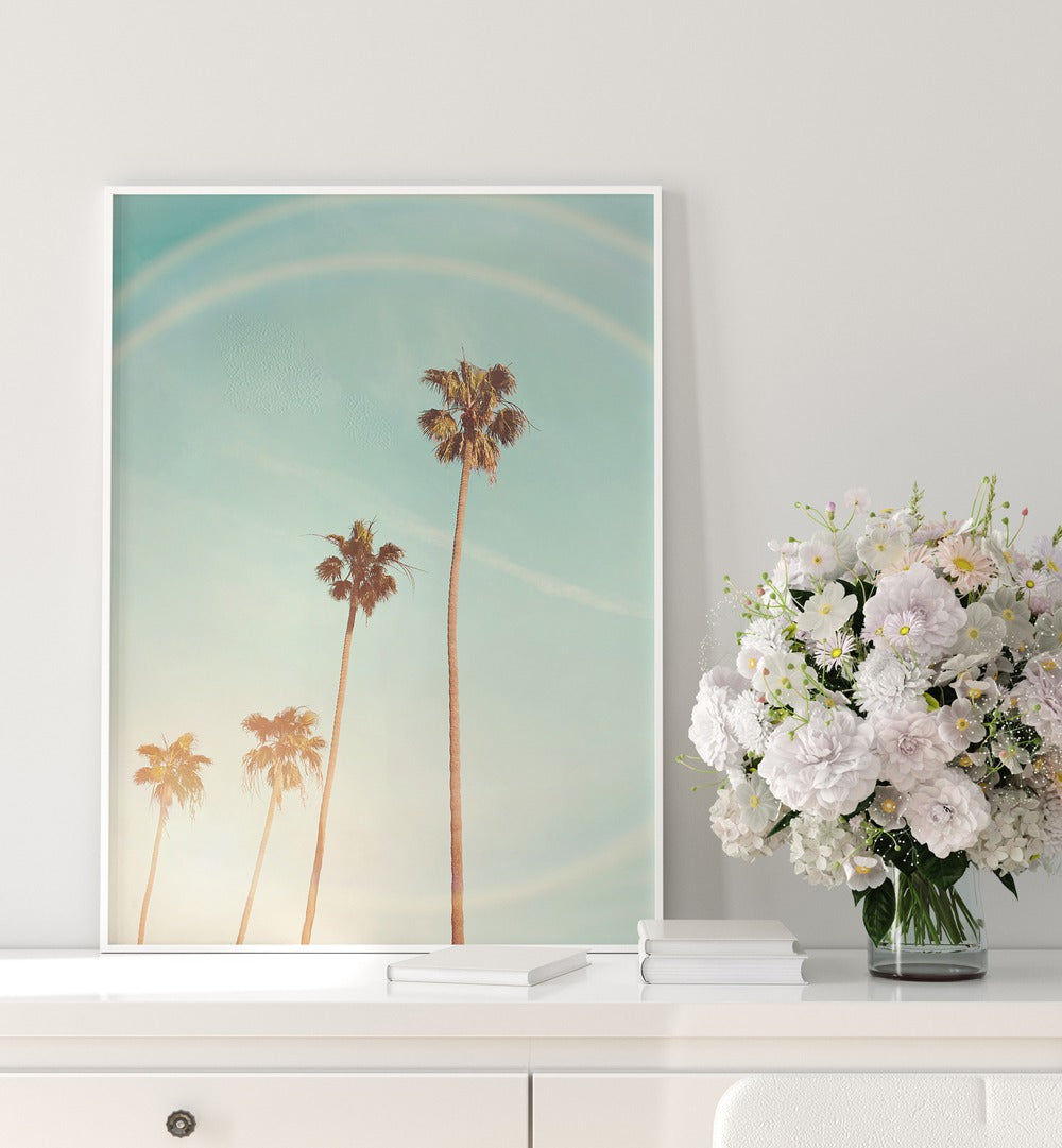 Brighten your space with SUNNY CALI PALM TREE, BEACH PAINTINGS, capturing the essence of California’s sunshine.
