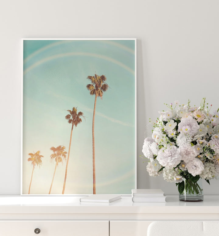 Brighten your space with SUNNY CALI PALM TREE, BEACH PAINTINGS, capturing the essence of California’s sunshine.