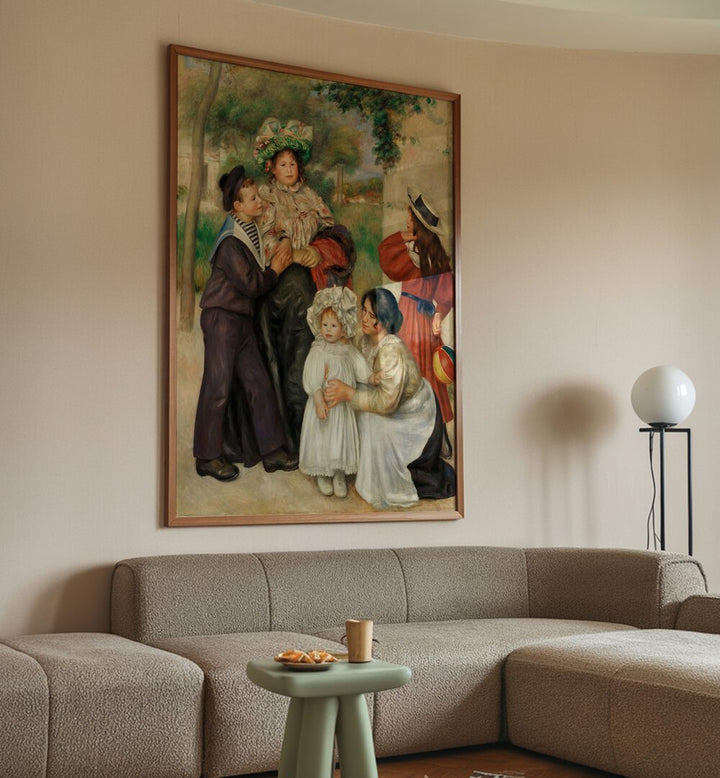THE ARTIST'S FAMILY (1896) , VINTAGE PAINTINGS