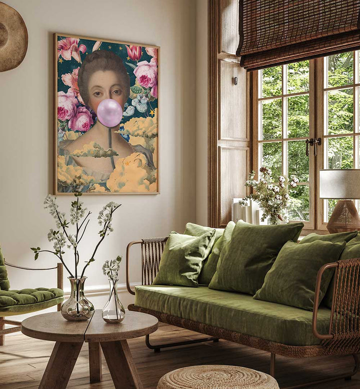 COLLAGE LADY , ALTERED ART PRINTS