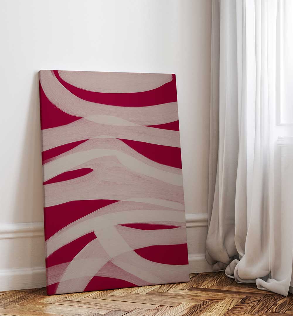 COLOUR PALETTE BURGUNDY VII , ABSTRACT PAINTINGS