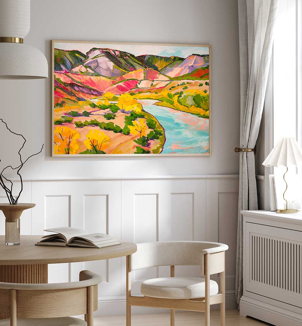 NEW MEXICO , LANDSCAPE PAINTINGS