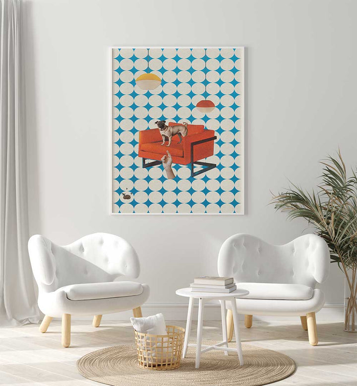 Bright and whimsical, "IT WAS YOU, SURREAL ART PRINTS" adds charm to any space with its vibrant design.