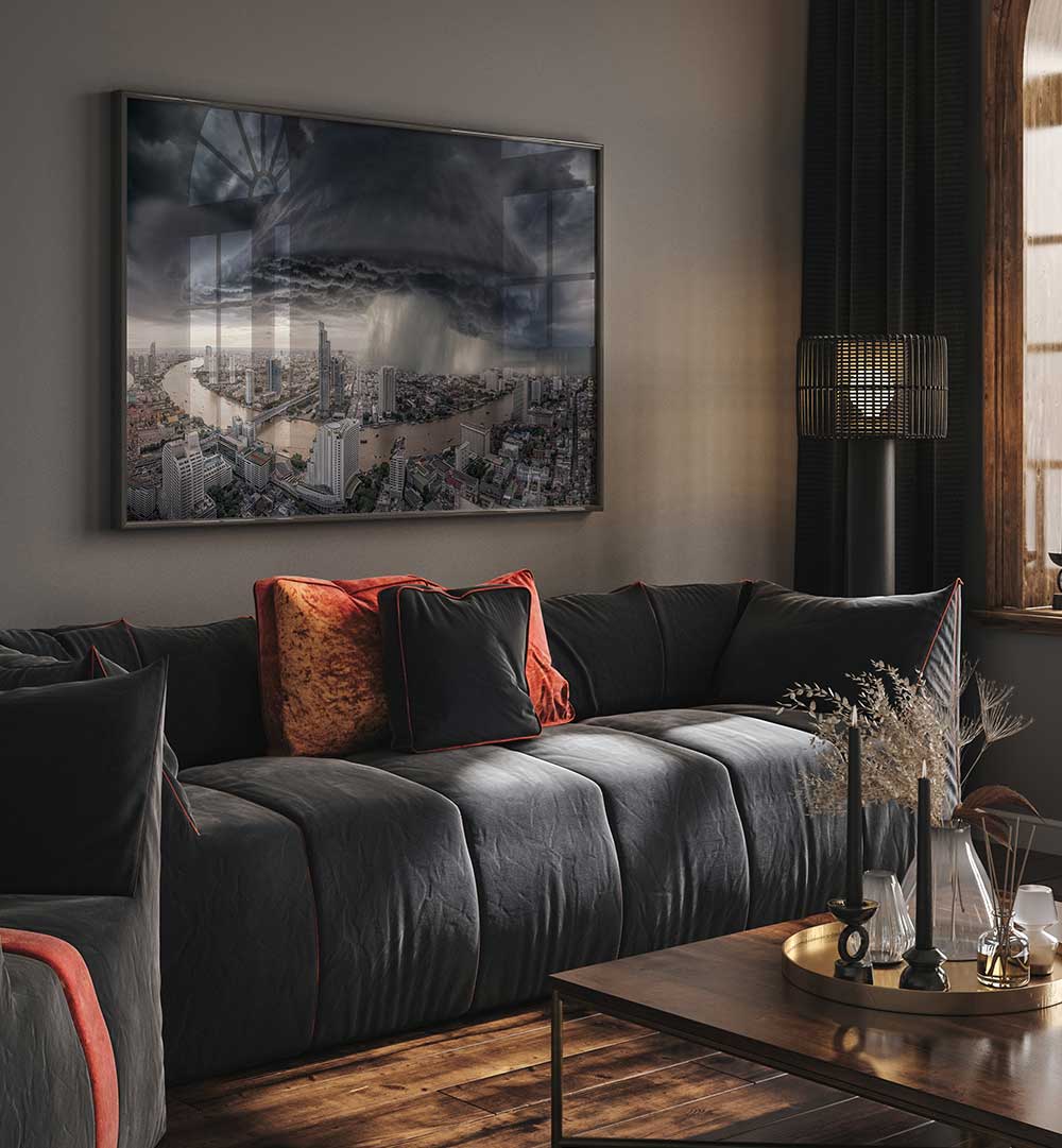 BANGKOK RAIN  , PHOTOGRAPHY PRINTS