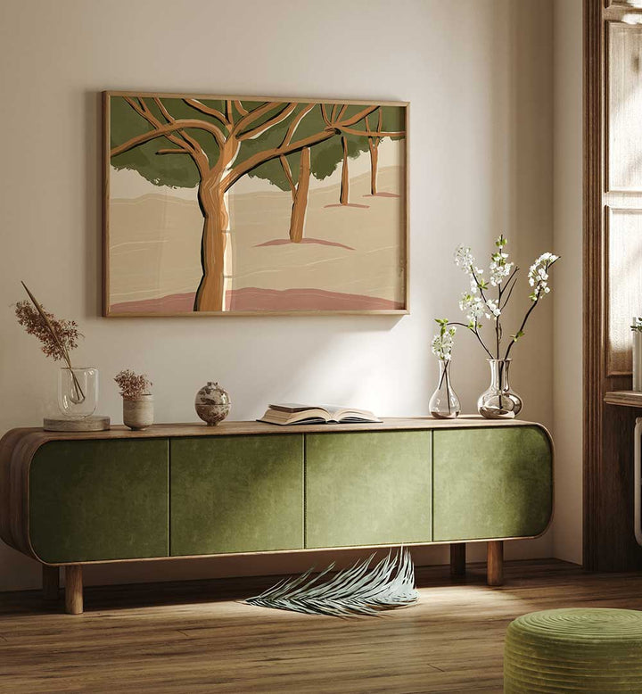 LANDSCAPE TREES , LANDSCAPE PAINTINGS