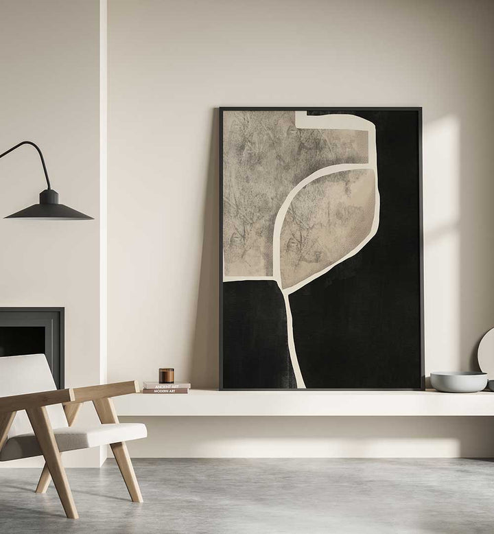 BLACK ABSTRACT MOSAIC II , ABSTRACT PAINTINGS