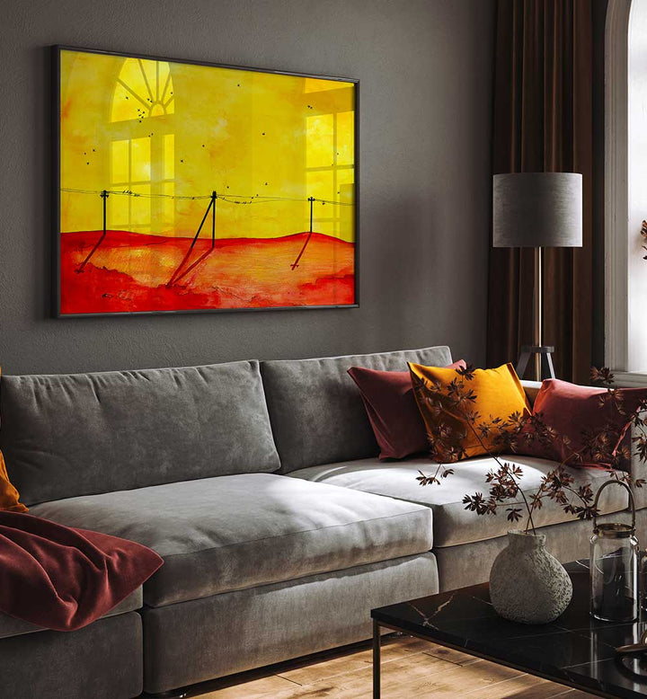 SUNSET , LANDSCAPE PAINTINGS