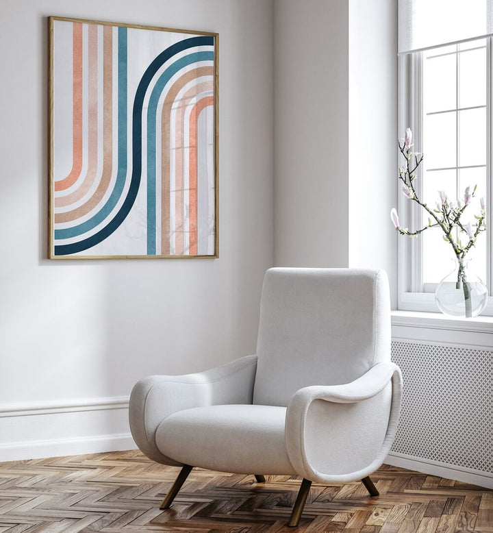 Stylish LINES AND ARCS, GEOMETRIC ART PRINTS enhance modern decor with vibrant, creative designs. Perfect for artists!