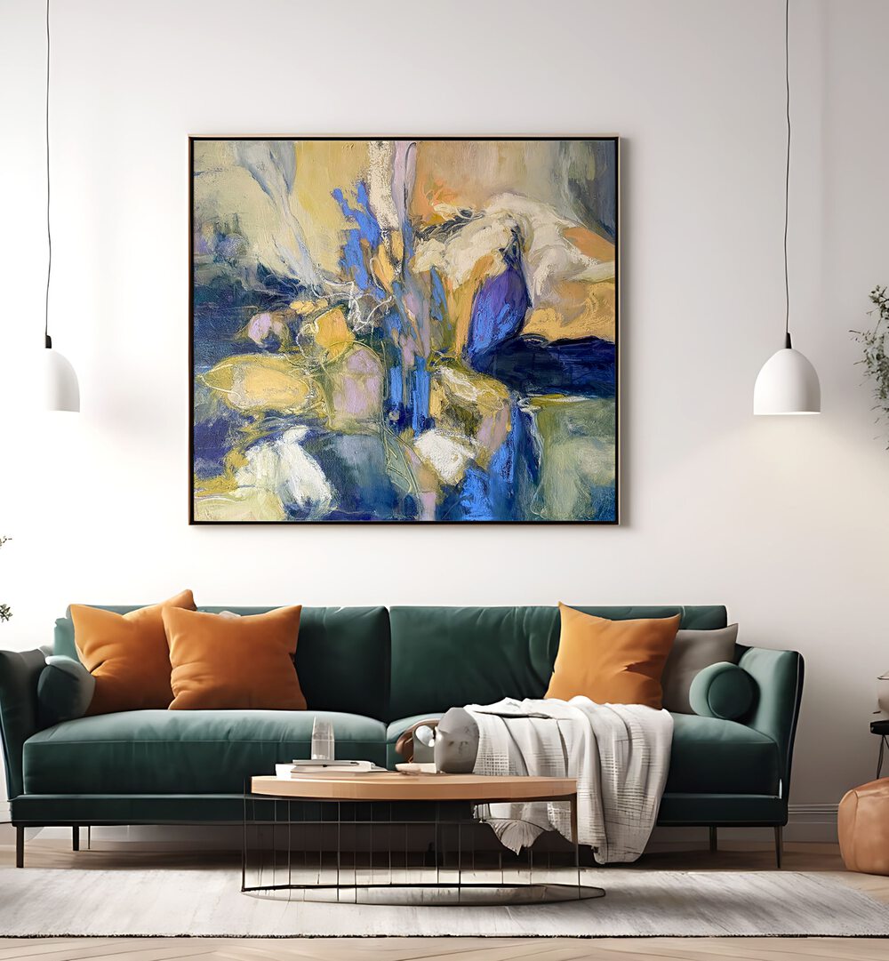Elevate your space with IRISES, ABSTRACT PAINTINGS that blend elegance and modern design seamlessly.