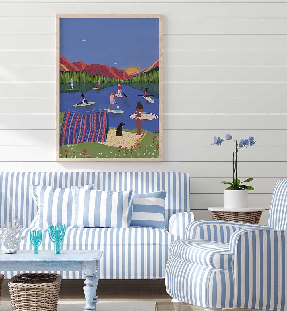 LAKE , SPORTS POSTERS