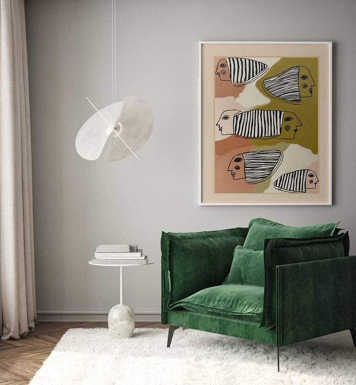 SILENT TRAVELERS , ABSTRACT PAINTINGS