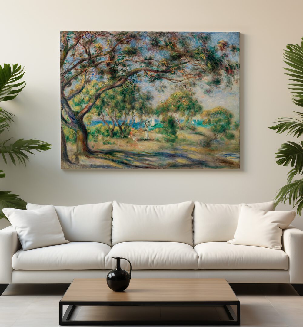 BOIS DE LA CHAISE : PAYSAGE (1892) , VINTAGE PAINTINGS