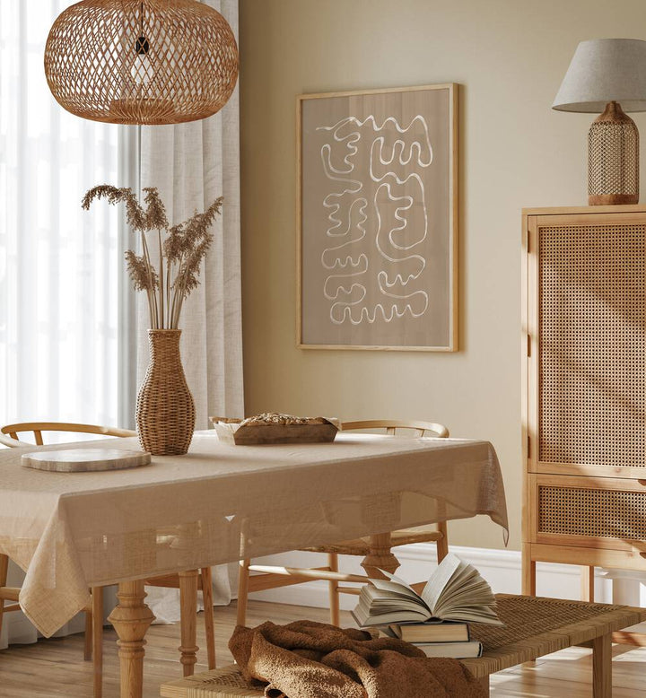 Elevate your space with ABSTRACT LINES I, ABSTRACT PAINTINGS by THE MIUUS STUDIO, showcasing modern elegance.