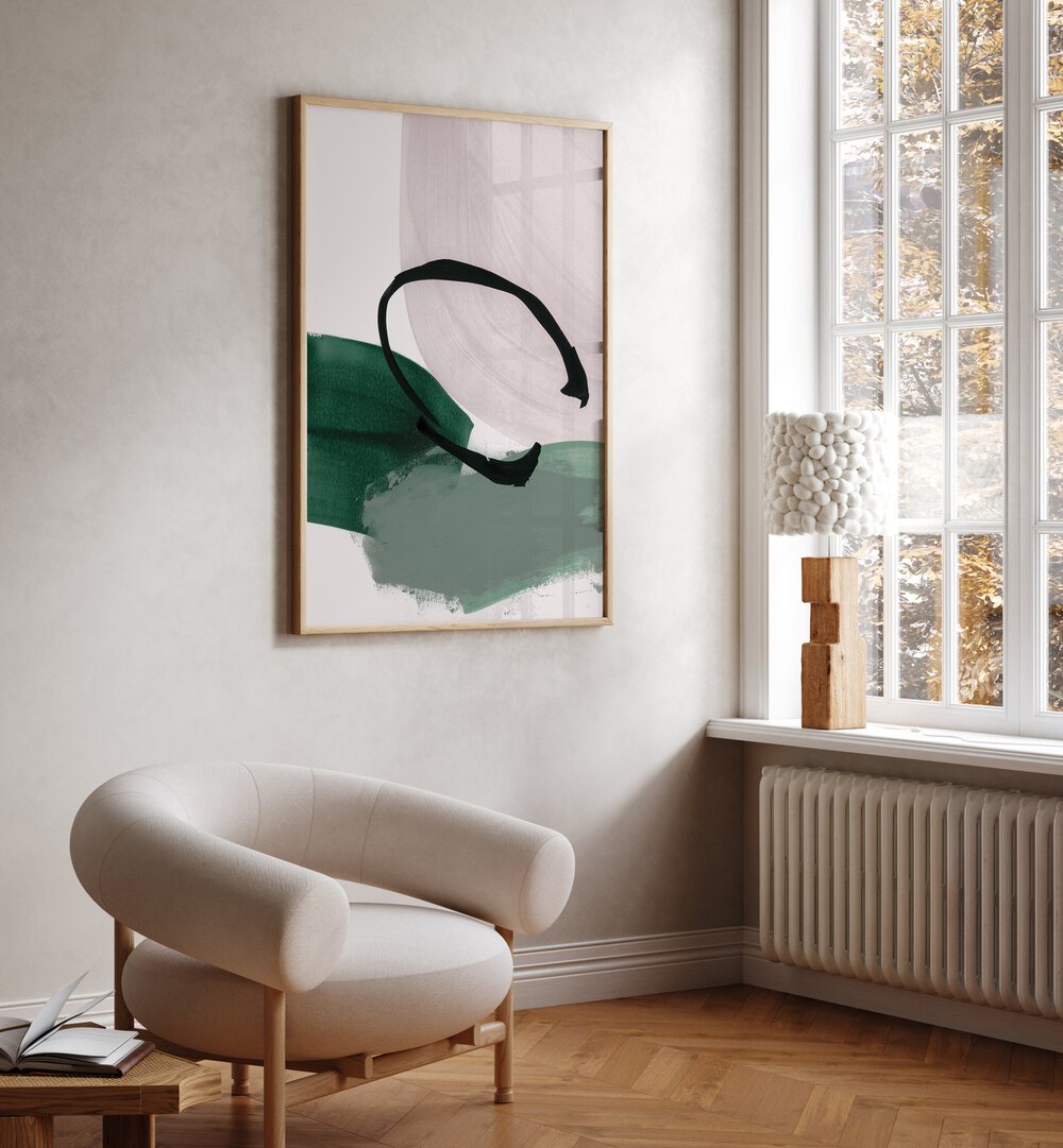 Enhance your space with MINIMALIST PAINTING I, ABSTRACT PAINTINGS, showcasing serene, modern beauty in acrylic art.