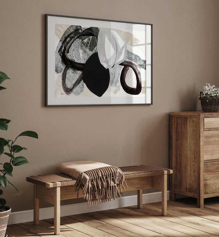 Elevate your space with our ABSTRACT MIXEDMEDIA COLLAGE, an exquisite piece of ABSTRACT PAINTINGS blending vibrant textures.