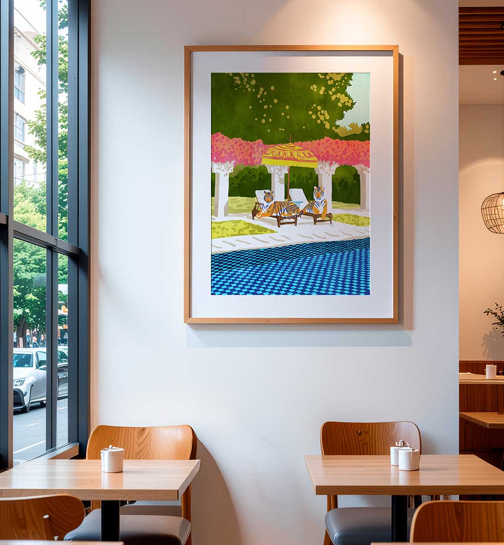 TIGER VACAY , ANIMAL PAINTINGS