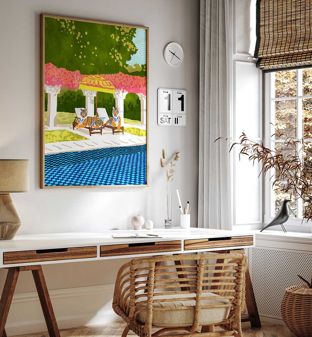 TIGER VACAY , ANIMAL PAINTINGS