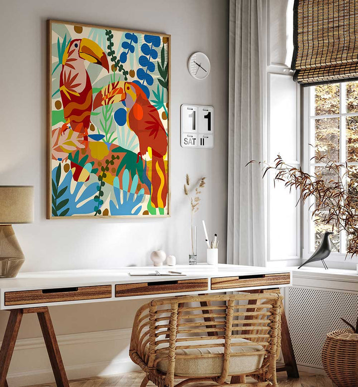 TOUCAN OF MY LOVE , ANIMAL PAINTINGS