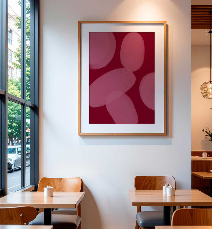 COLOUR PALETTE BURGUNDY XI , ABSTRACT PAINTINGS