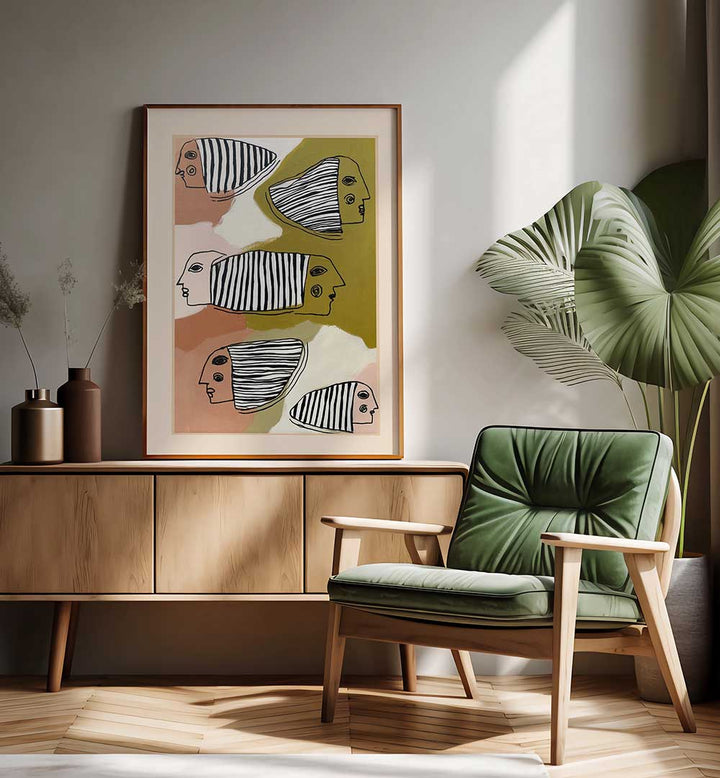 SILENT TRAVELERS , ABSTRACT PAINTINGS